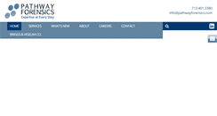 Desktop Screenshot of pathwayforensics.com